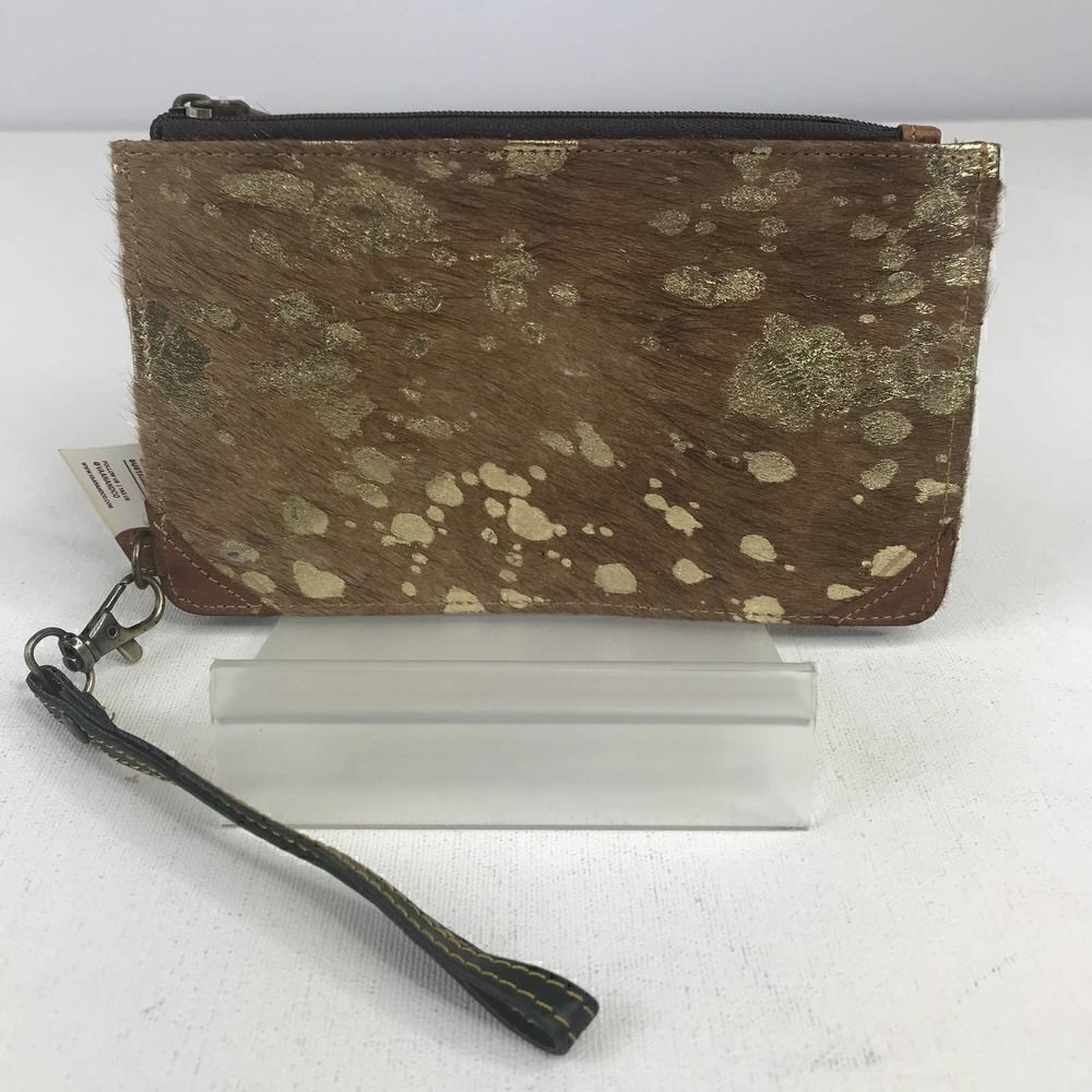 Vaan Rawhide Wristlet NWT  
